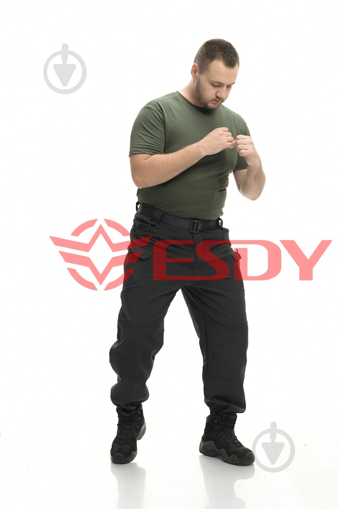 Брюки ESDY утепленные тактические Softshell IX-7 р. XXL черный - фото 9