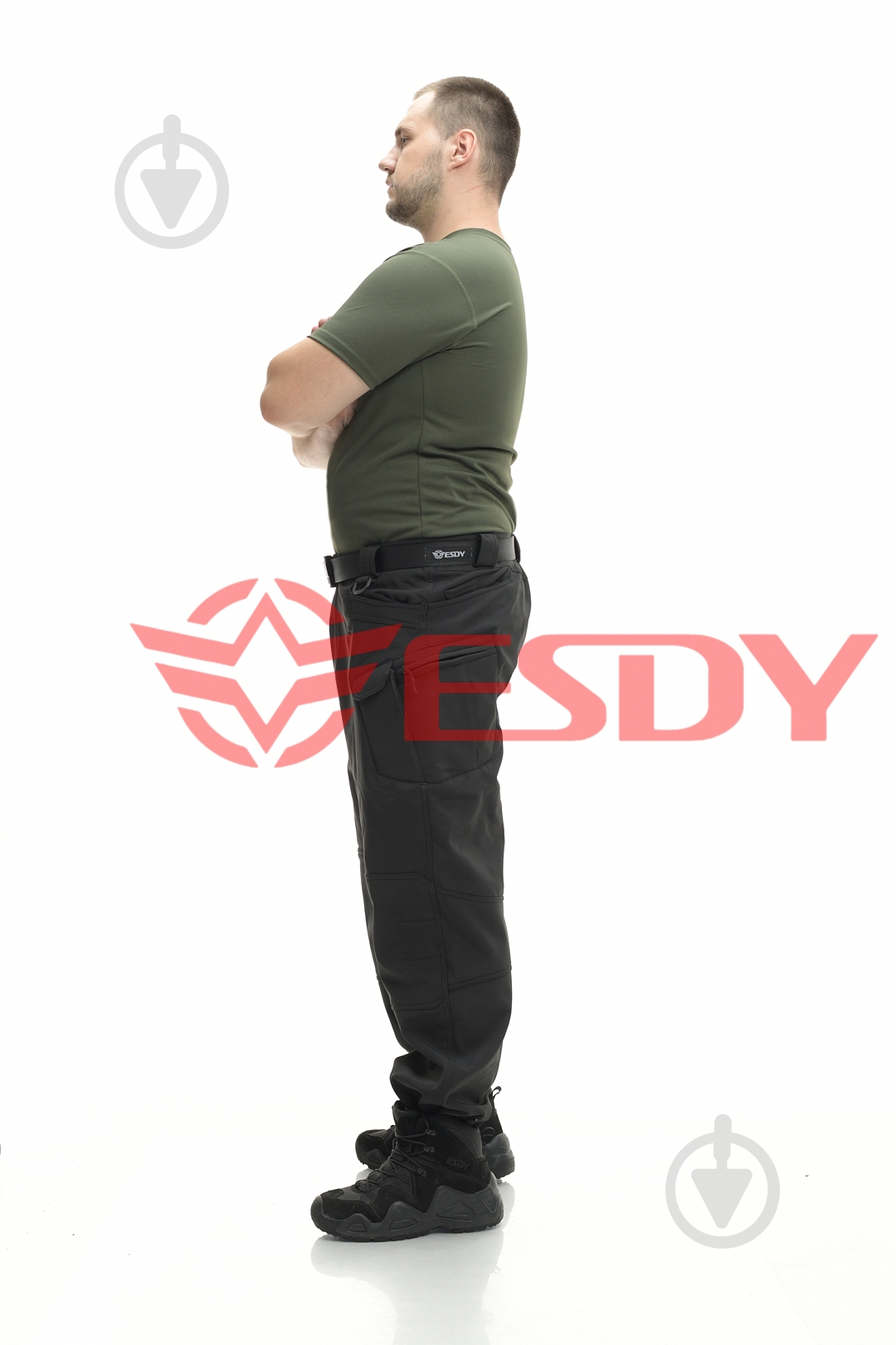 Брюки ESDY утепленные тактические Softshell IX-7 р. XXXXL черный - фото 5