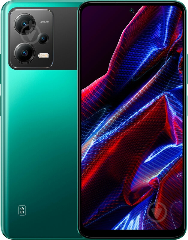 Смартфон POCO X5 5G 6/128GB green (974729) - фото 1