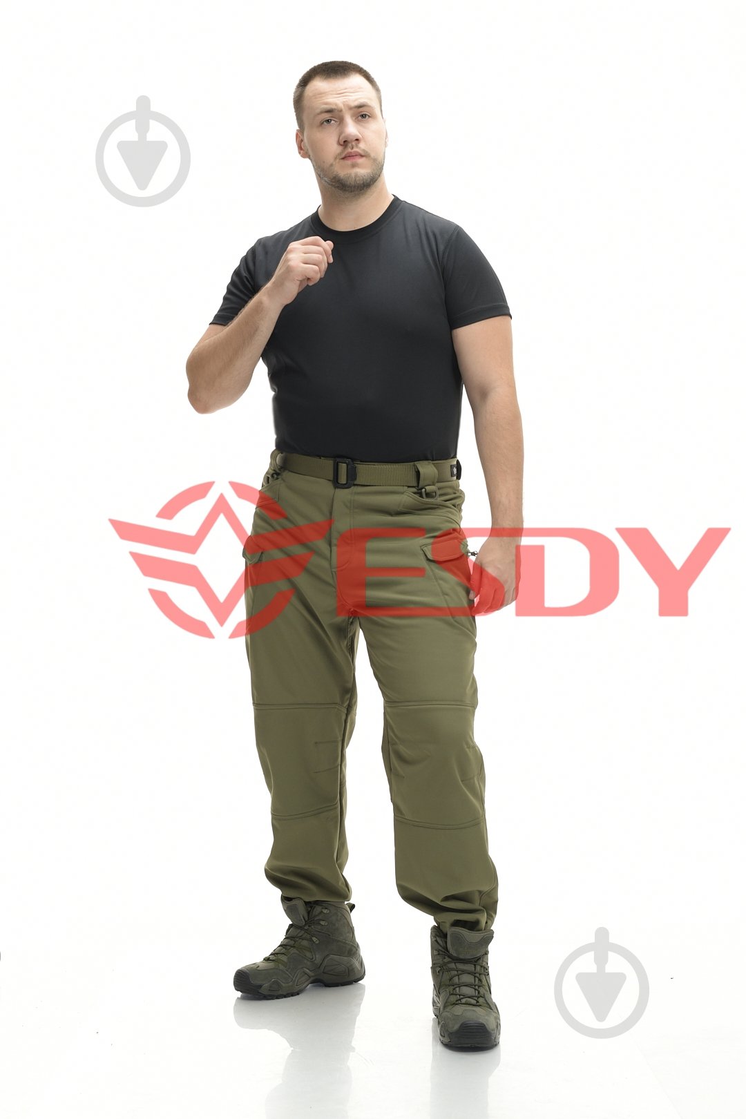 Штани ESDY утеплені тактичні Softshell IX-7 р. L олива - фото 6