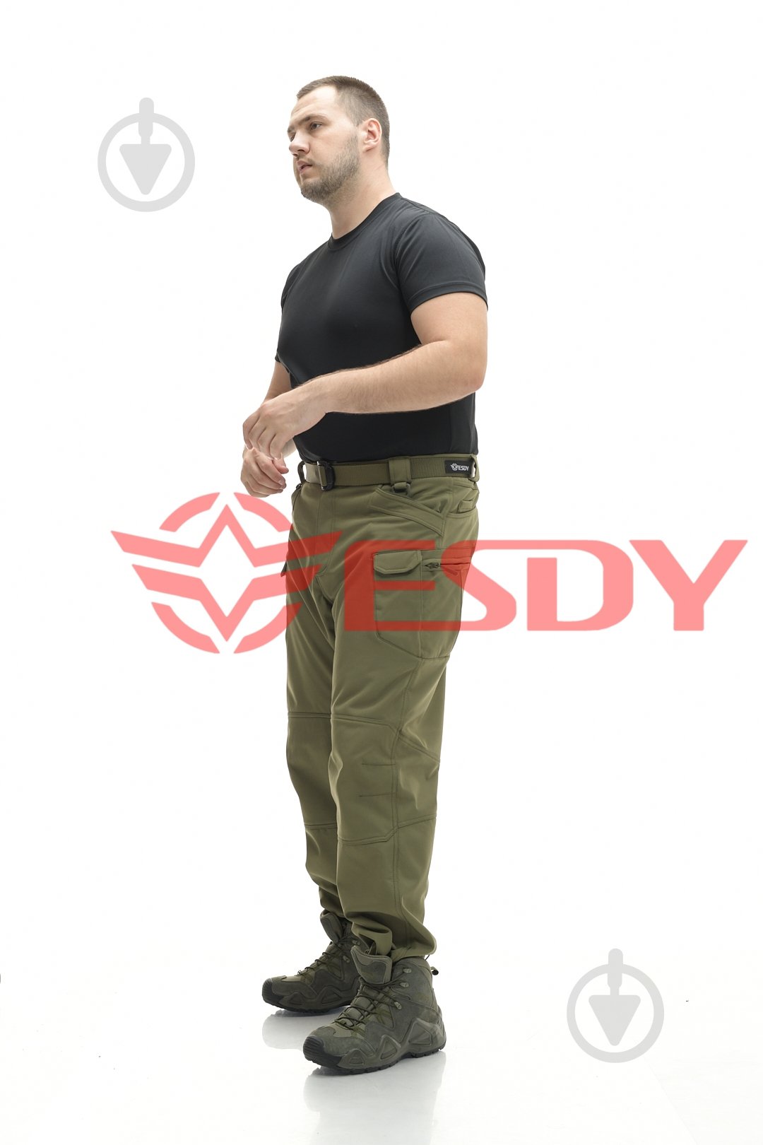 Штани ESDY утеплені тактичні Softshell IX-7 р. L олива - фото 5