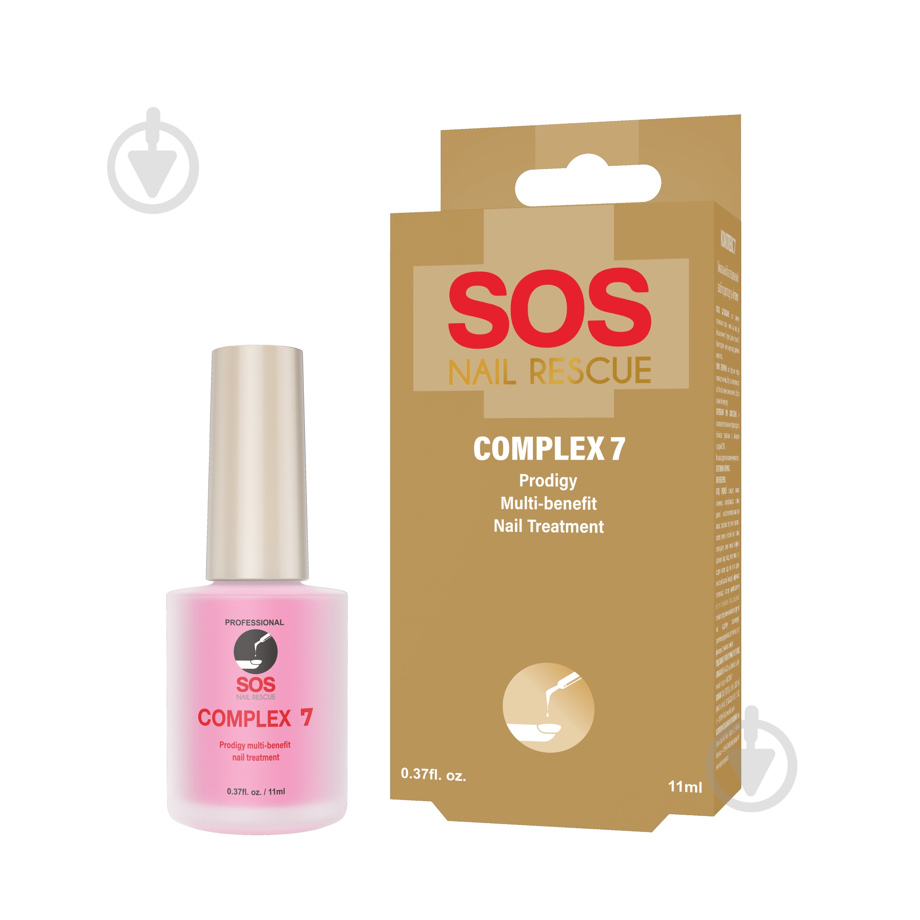 Укрепитель SOS Nail Rescue Complex 7 11 мл - фото 1