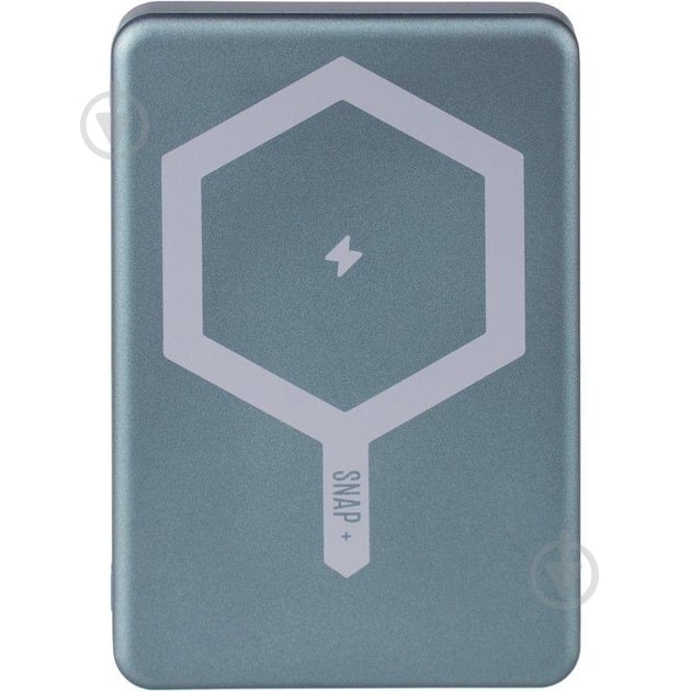 Повербанк Gelius Snap+ Magnetic Wireless Charge GP-PBW100x 5000 mAh blue (00000099749) - фото 2