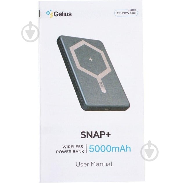 Повербанк Gelius Snap+ Magnetic Wireless Charge GP-PBW100x 5000 mAh blue (00000099749) - фото 9