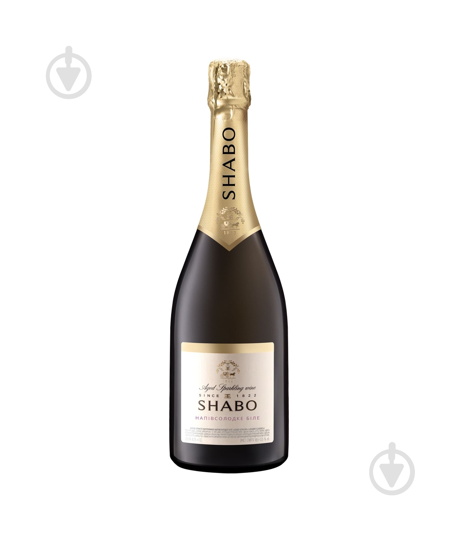 Вино игристое Shabo Classic полусладкое белое 0,75 л - фото 1 Вино игристое Shabo Classic полусладкое белое 0,75 л - фото 1