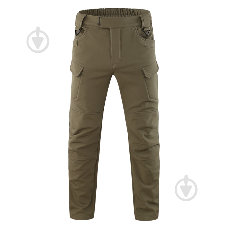 Брюки ESDY утепленные тактические Softshell IX-7 р. XXXL олива - фото 2