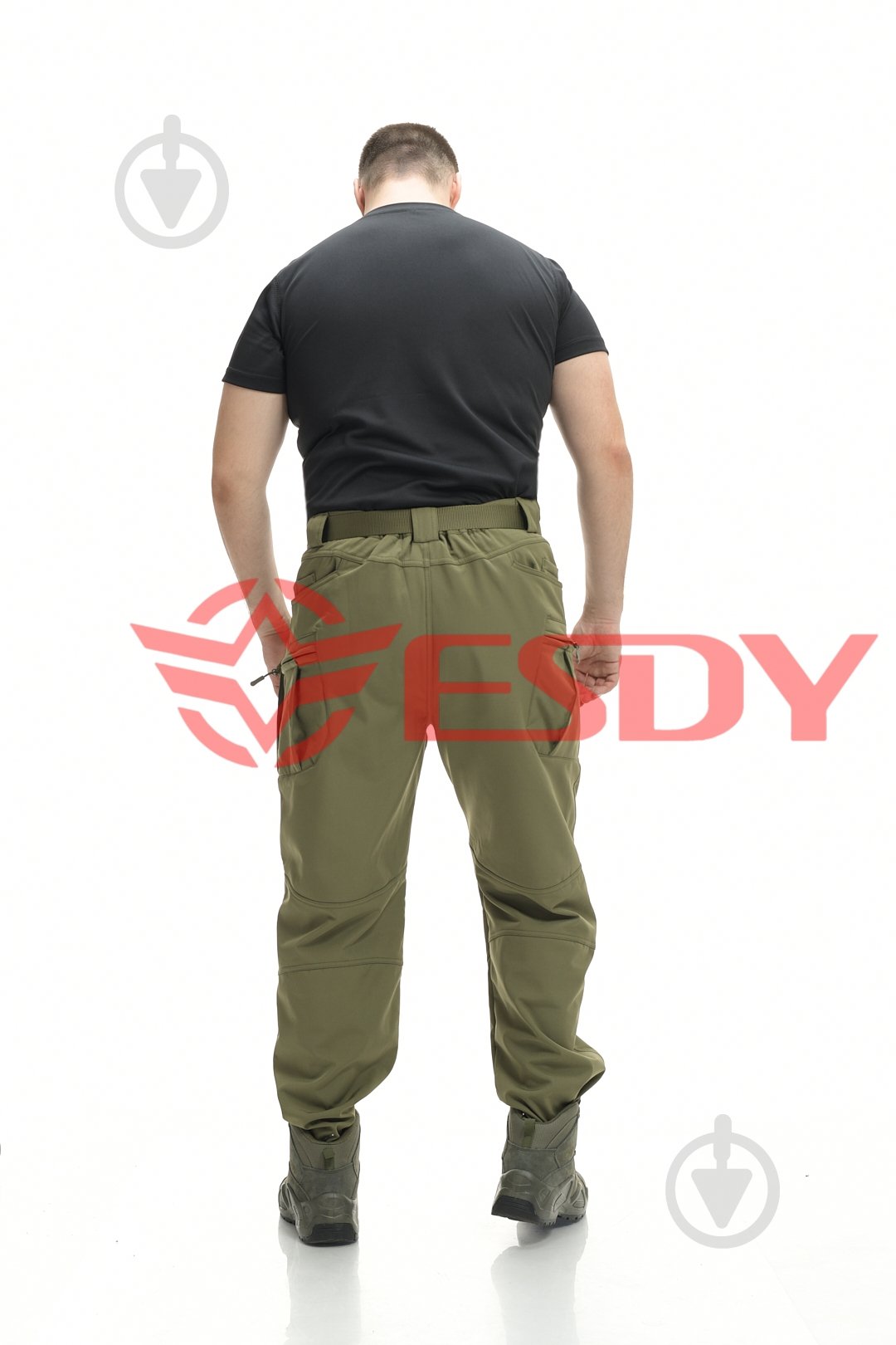 Брюки ESDY утеплені тактичні Softshell IX-7 р. XXXXL олива - фото 5