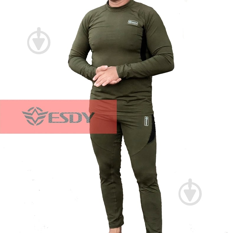 Термобелье ESDY Быстросохнущее JA-09 р.S зеленый - фото 1
