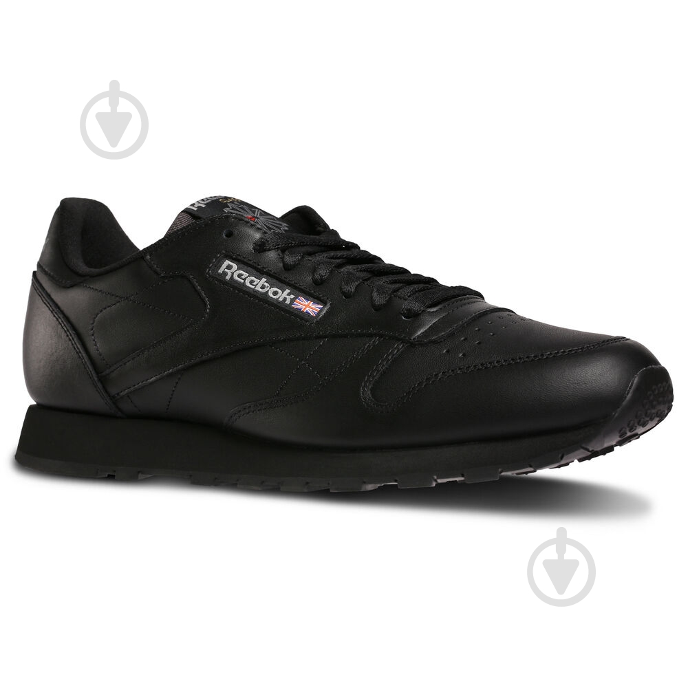 Кроссовки мужские демисезонные Reebok CL LTHR 2267 р.39 черные - фото 1