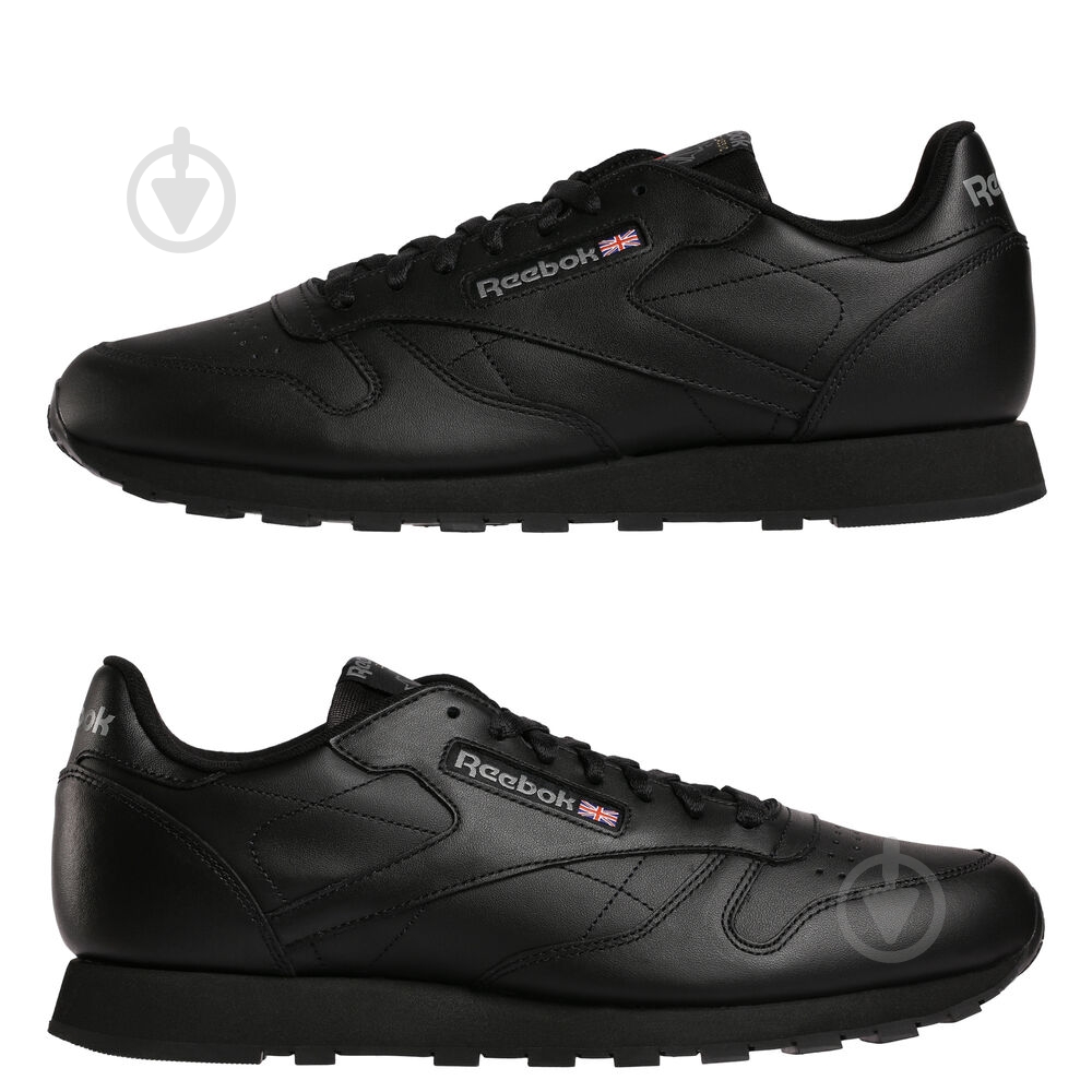 Кроссовки мужские демисезонные Reebok CL LTHR 2267 р.39 черные - фото 7