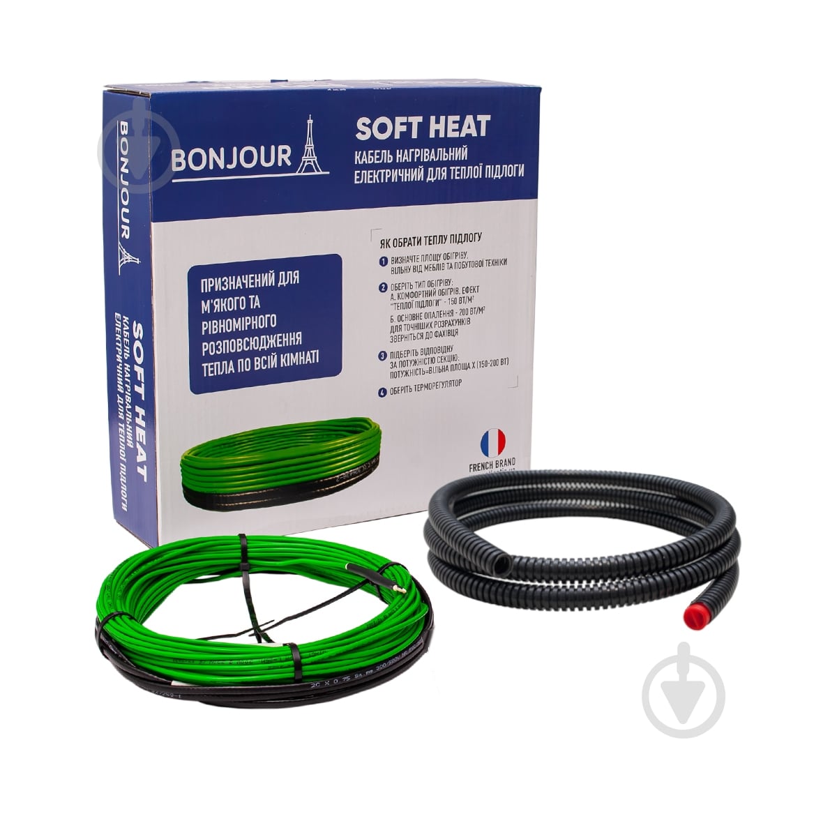 Нагревательный кабель Bonjour Soft Heat EcoTWIN-1800-155 - фото 1