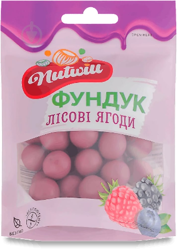 Драже Nutwill Фундук Лісові ягоди 100 г - фото 1
