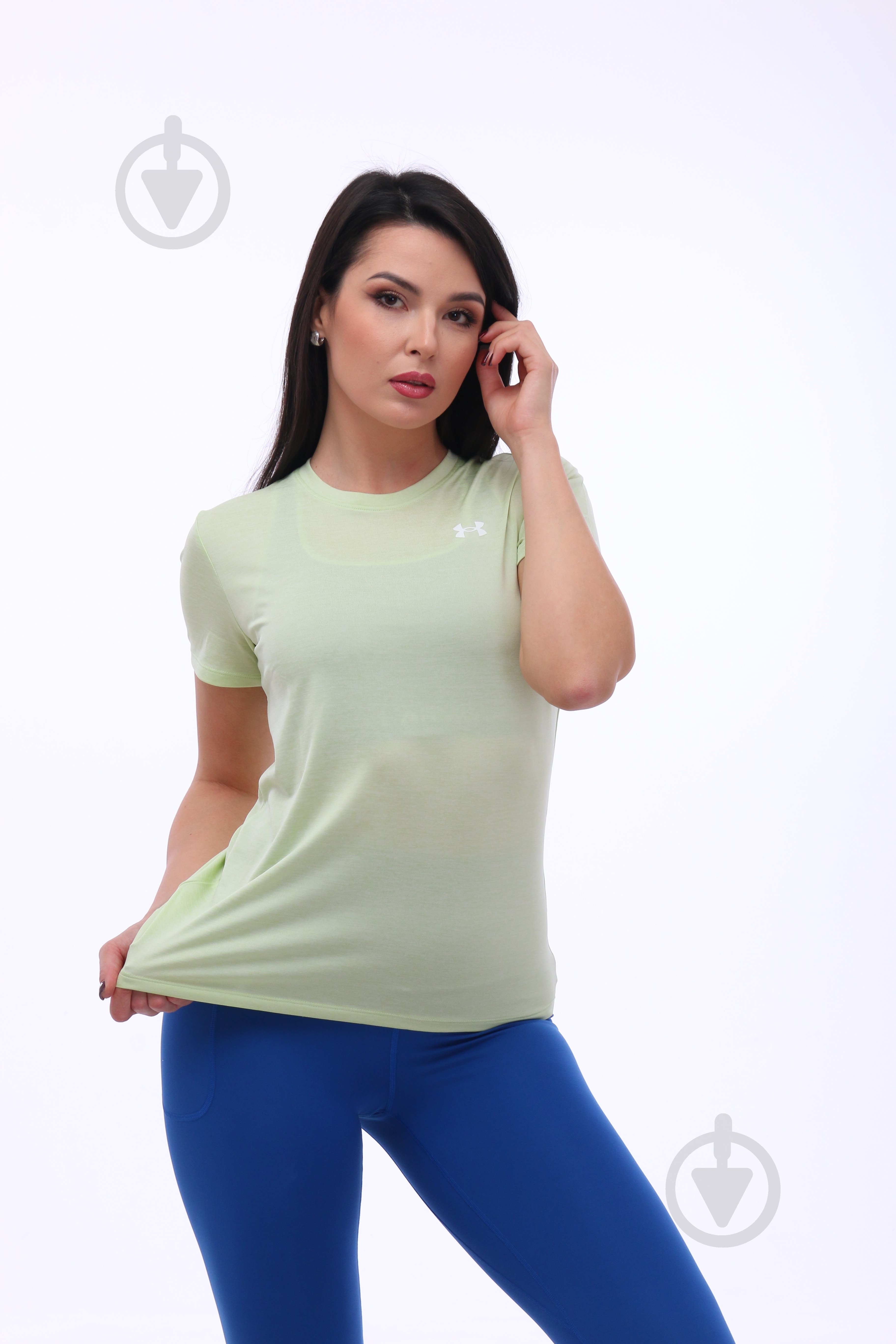 Футболка Under Armour TECH SSC- TWIST 1384230-383 р.XS зелений - фото 3