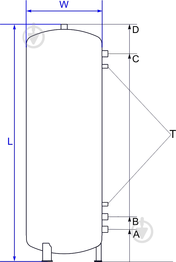 Теплоаккумулятор Werden Classik Н 500 - фото 2 Теплоаккумулятор Werden Classik Н 500 - фото 2