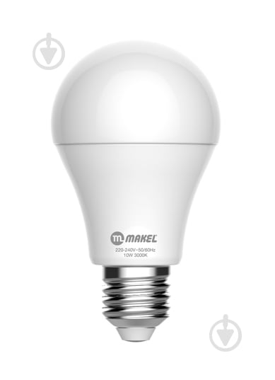 Лампа светодиодная Makel 10 Вт A60 матовая E27 230 В 6500 К BC10.0W-0127M - фото 1