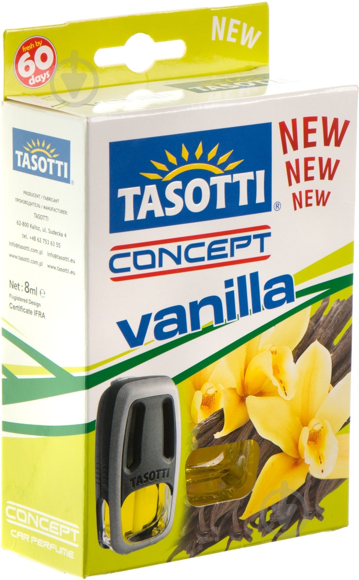 Ароматизатор на дефлектор Tasotti Concept ваниль - фото 1 Ароматизатор на дефлектор Tasotti Concept ваниль - фото 1