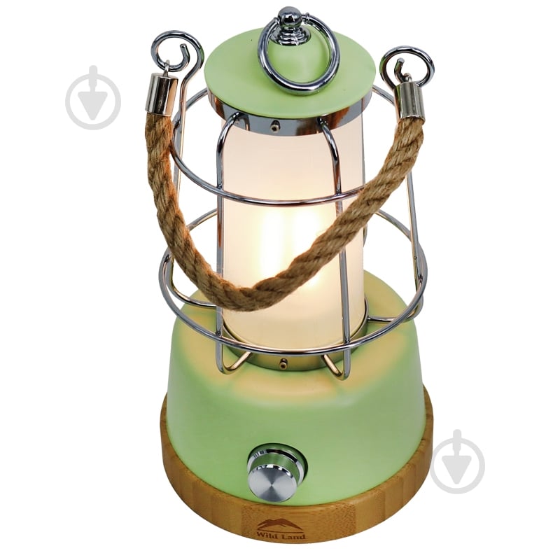 Фонарь кемпинговый Wild Land Wild Land 6Вт 370 Lm зеленый MQ-FY-JS-PG-6W Hemp Rope Lante - фото 1 Фонарь кемпинговый Wild Land Wild Land 6Вт 370 Lm зеленый MQ-FY-JS-PG-6W Hemp Rope Lante - фото 1