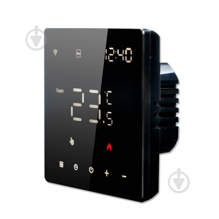 Терморегулятор для теплої підлоги In-Therm WI-FI СЕНСОРНИЙ PWT 081 ЧОРНИЙ ДЛЯ ТЕПЛОГО ПІДЛОГИ - фото 1 Терморегулятор для теплої підлоги In-Therm WI-FI СЕНСОРНИЙ PWT 081 ЧОРНИЙ ДЛЯ ТЕПЛОГО ПІДЛОГИ - фото 1
