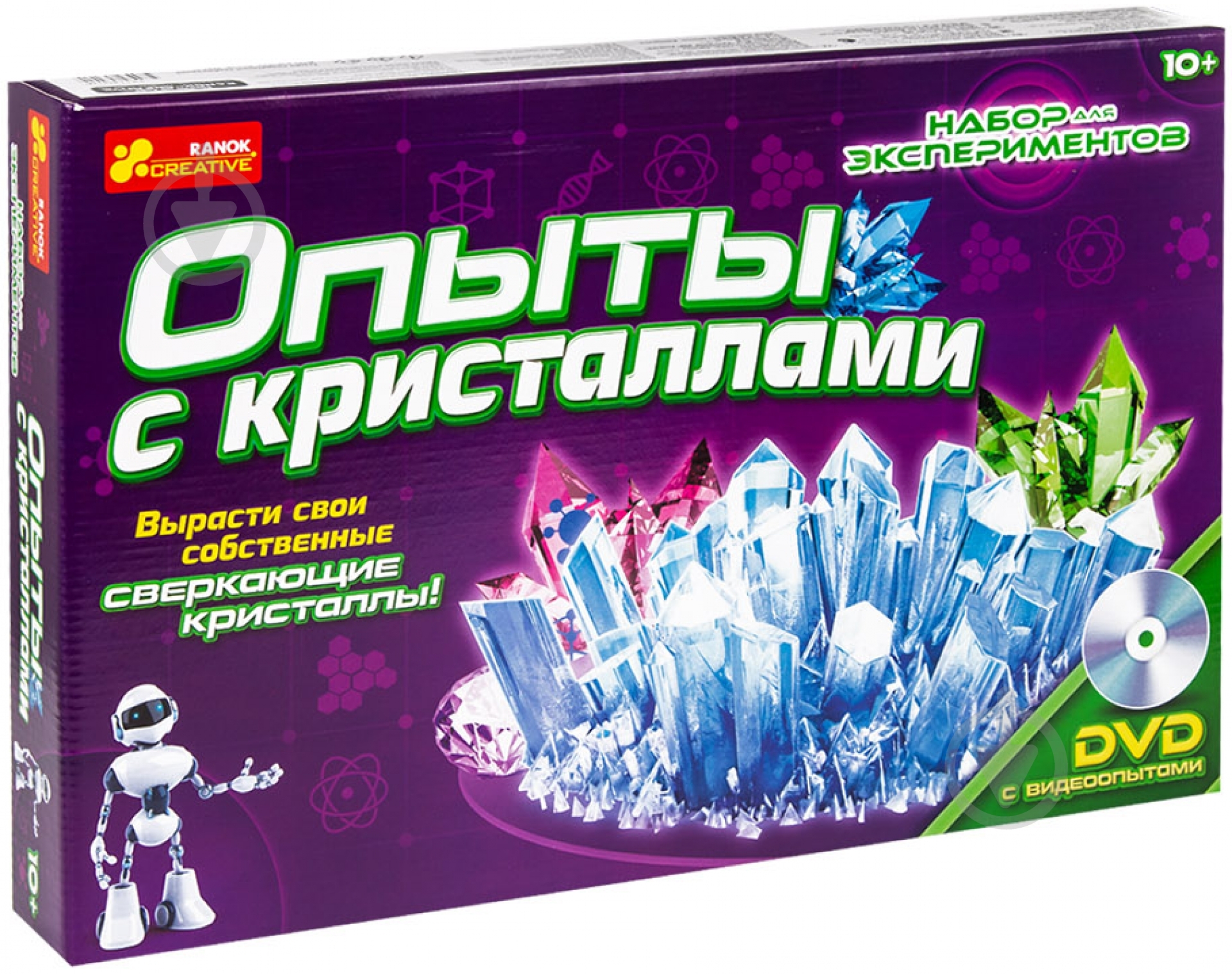 Набор для экспериментов Ранок Опыты с кристаллами 320 - фото 1