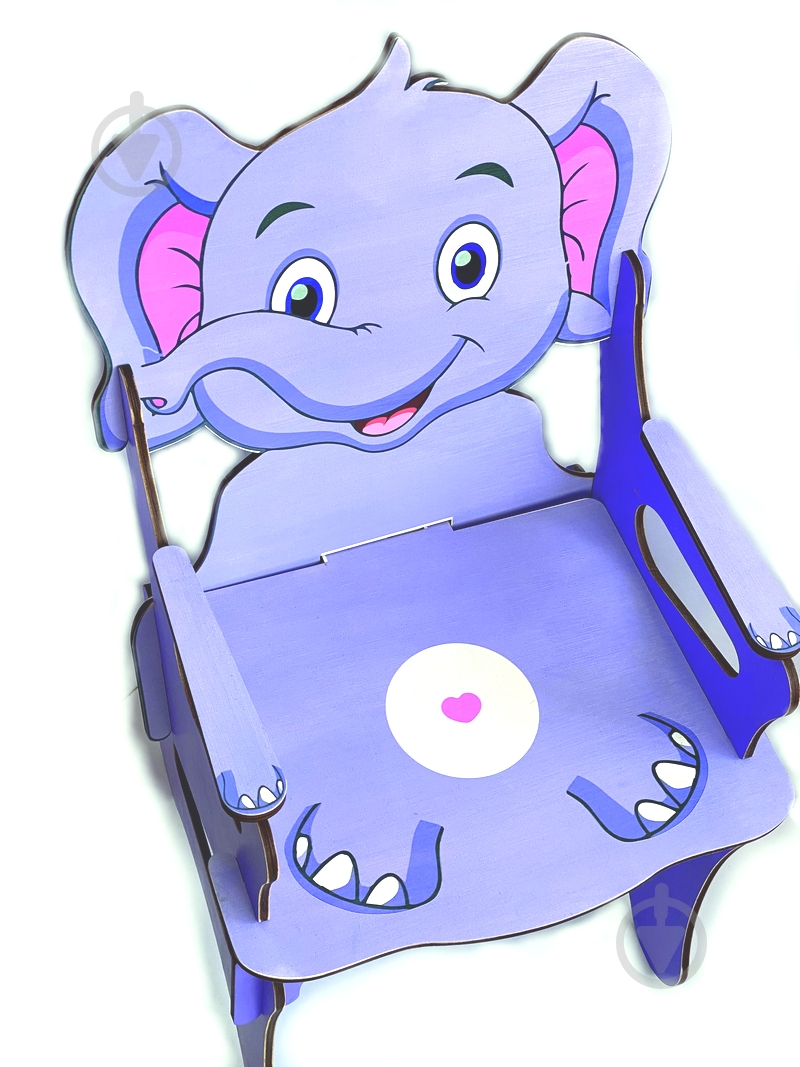 Стул детский деревянный Tatev Слон - фото 3