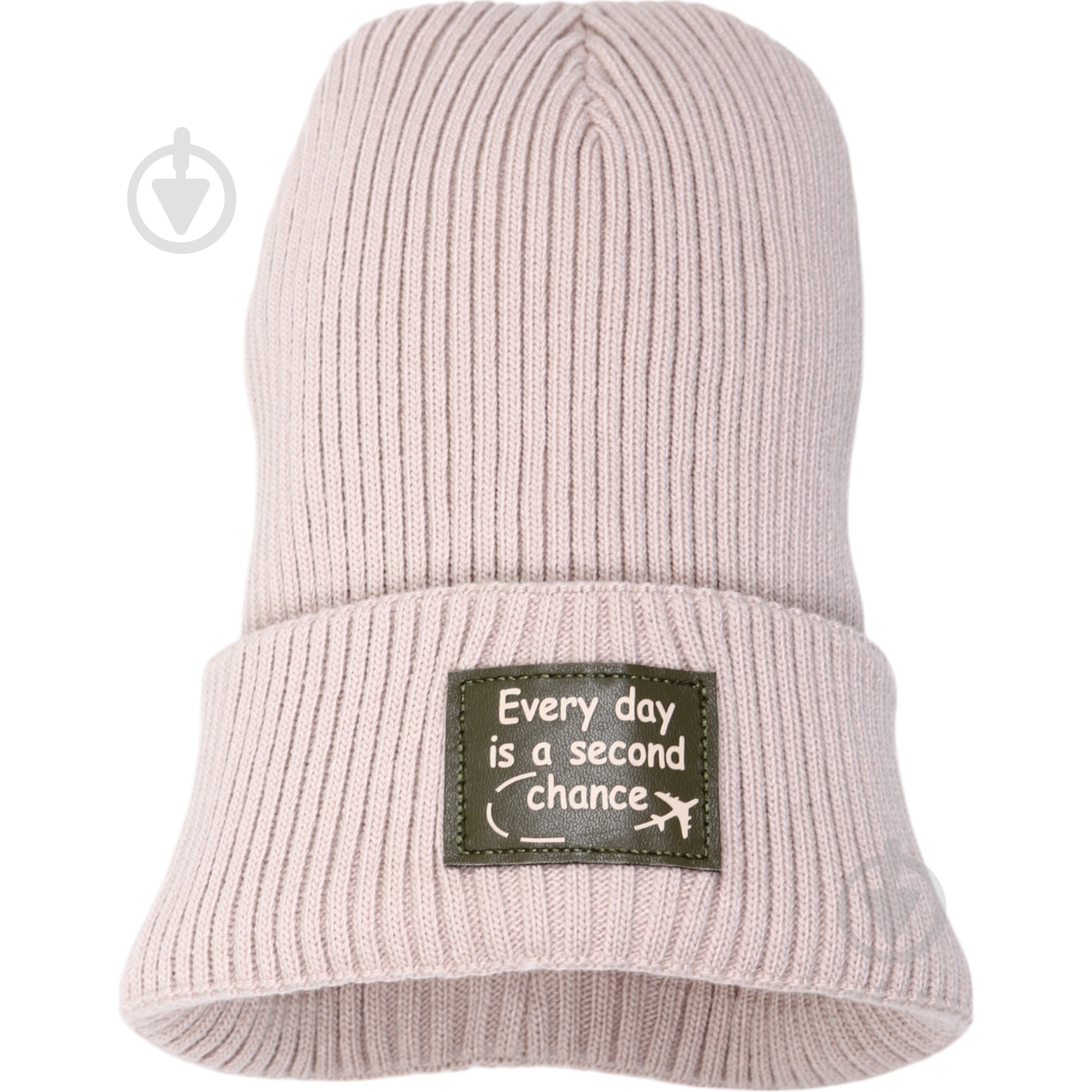 Шапка Pompona р. 50-52 24WP23k бежевый - фото 1