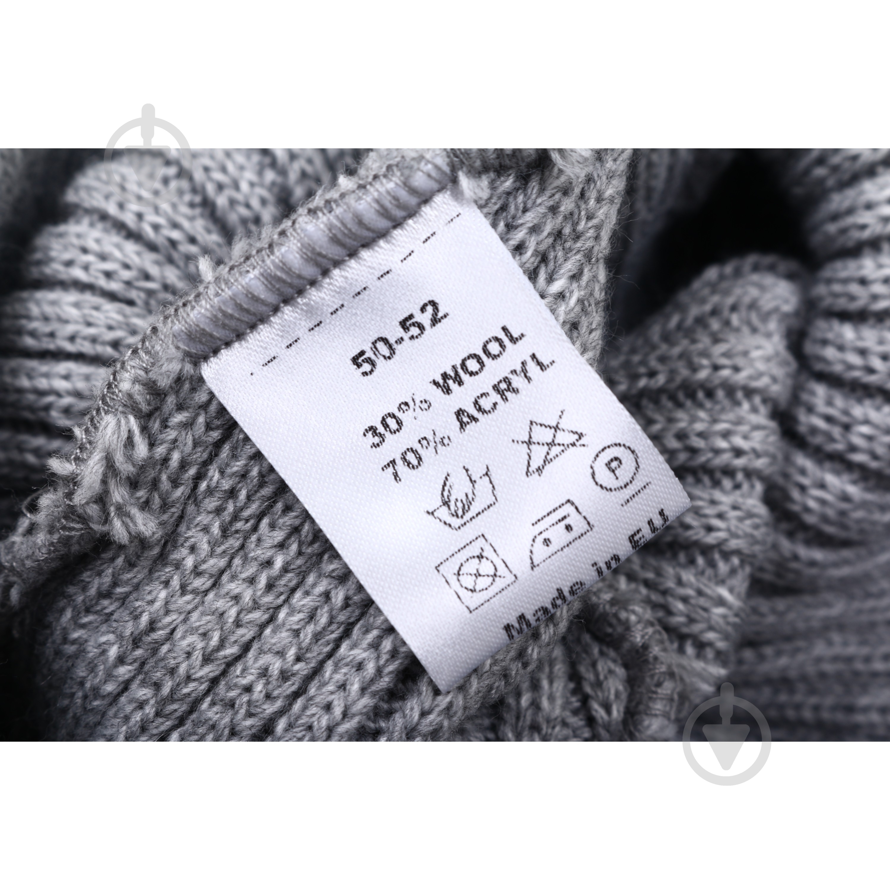 Шапка Pompona р. 50-52 24WP63 серый - фото 3