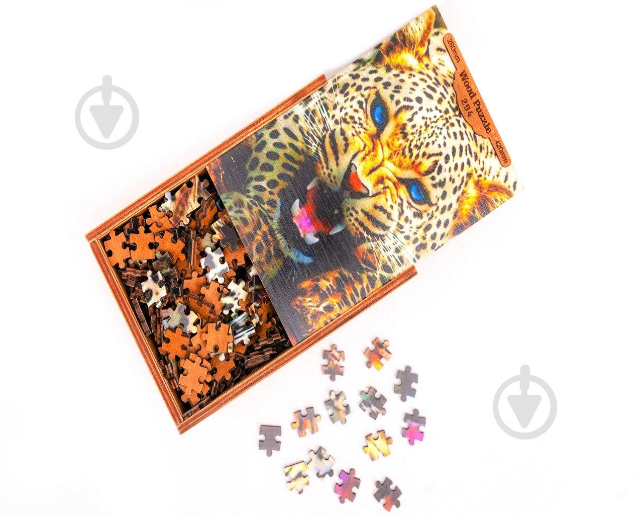 Пазлы деревянные Tatev Леопард - фото 3