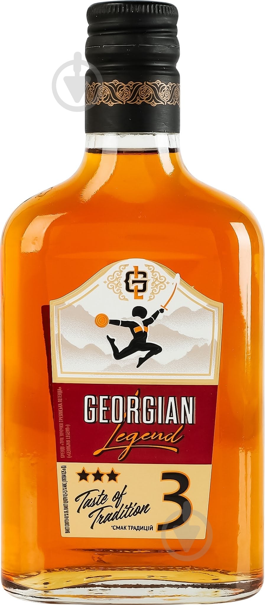 ᐉ Бренди Georgian Legend 40% 3 звезды Georgian Legend 0,25 л