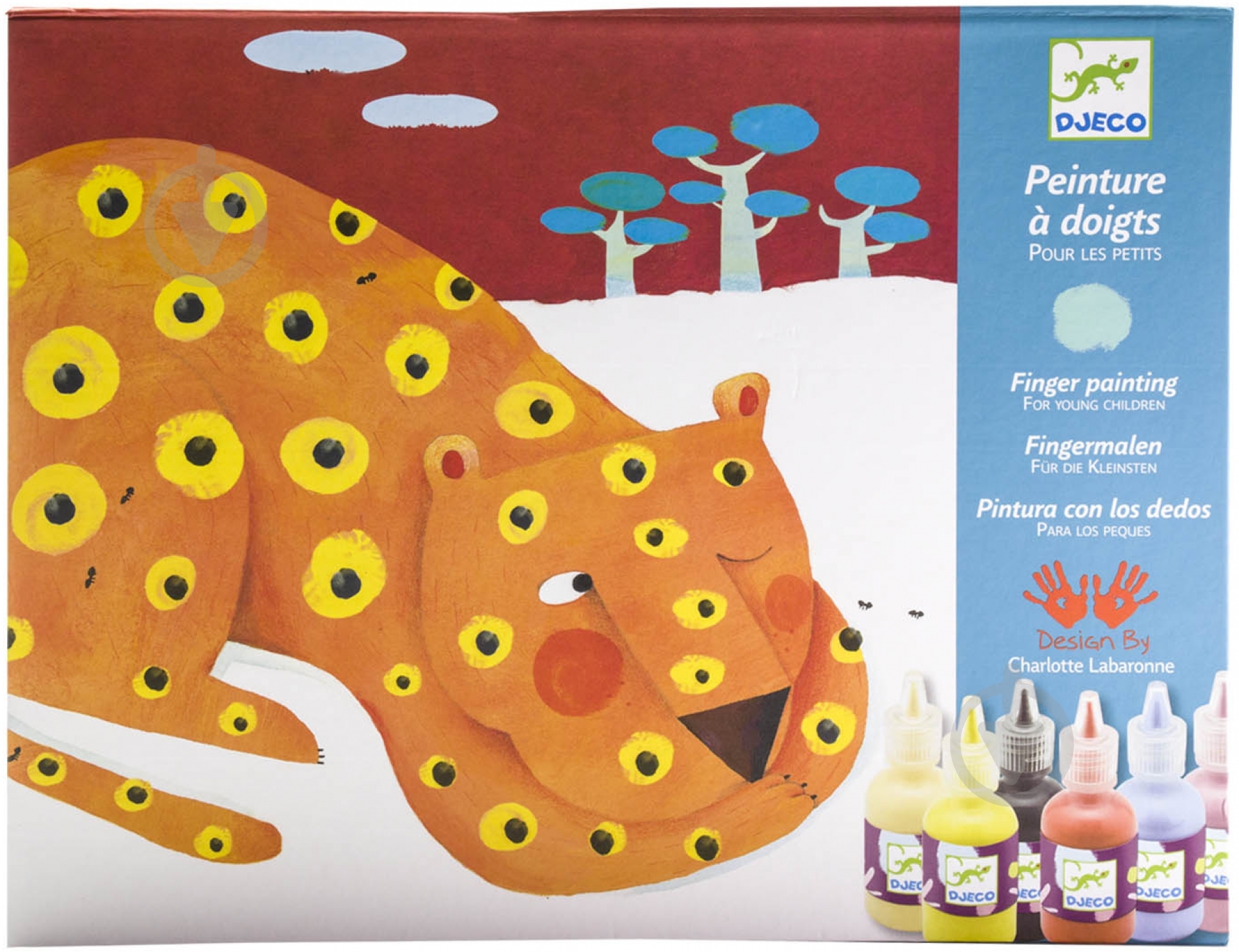 Набор пальчиковых красок DJ08901 Djeco - фото 1