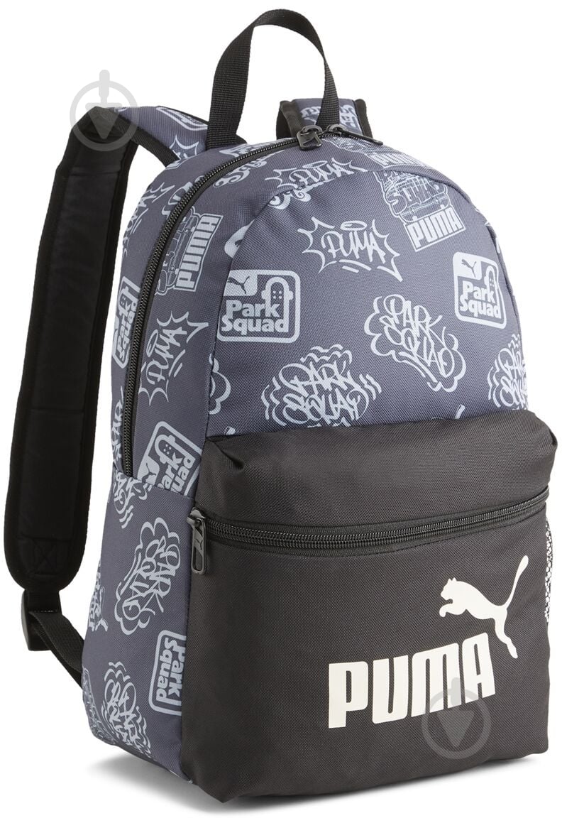 Рюкзак Puma PHASE SMALL BACKPACK 07987914 13 л чорний із синім - фото 1