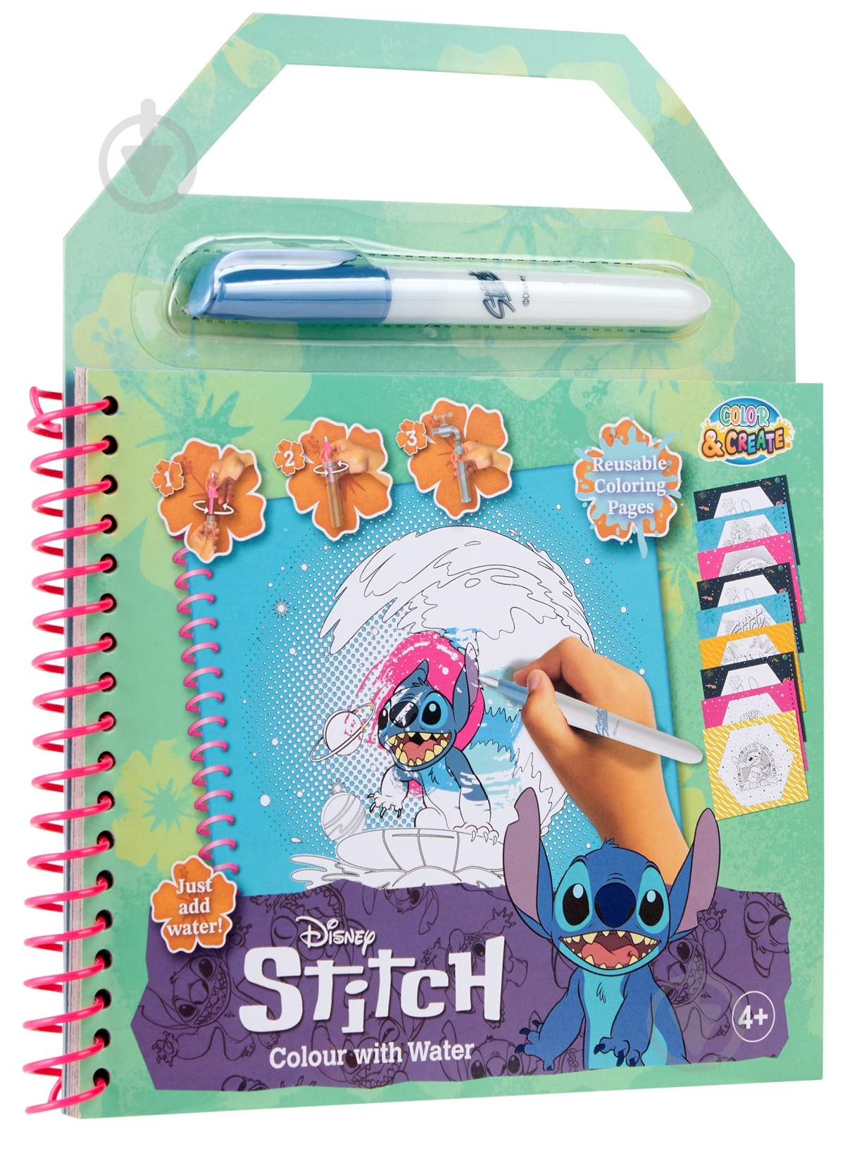 Розмальовка водяна Disney STITCH ST24354 - фото 2 Розмальовка водяна Disney STITCH ST24354 - фото 2