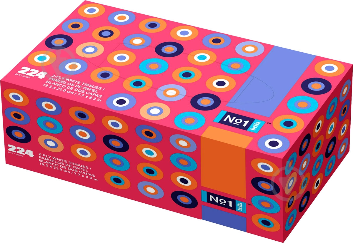 Салфетки гигиенические в коробке Bella Салфетки 224 шт. - фото 1
