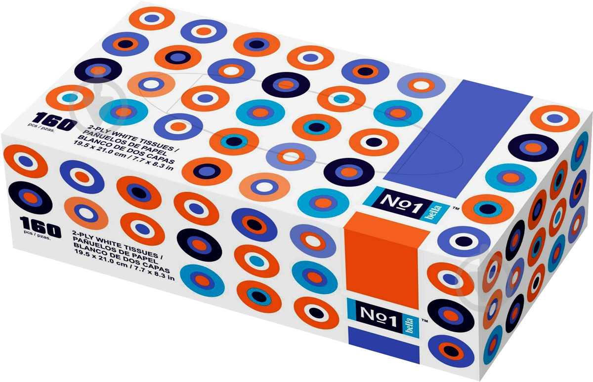 Салфетки гигиенические в пленке в коробке Bella Салфетки 160 шт. - фото 1