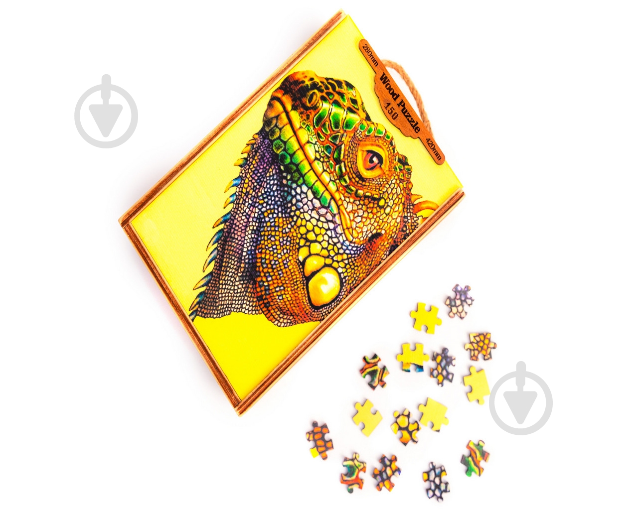 Пазлы деревянные Tatev Хамелеон - фото 3