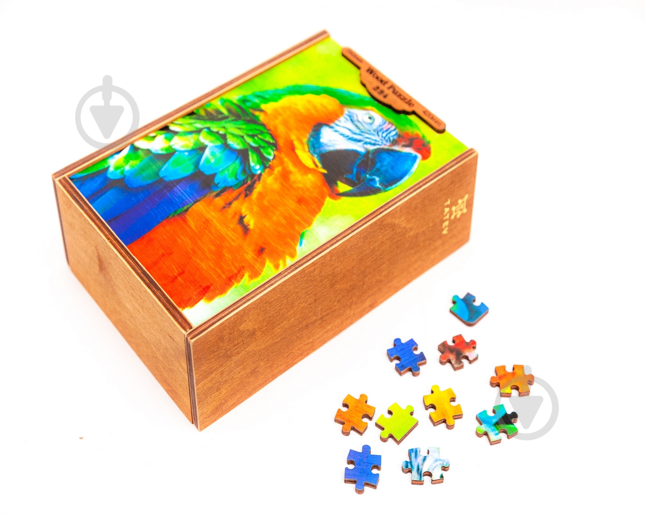 Пазлы деревянные Tatev Попугай - фото 2