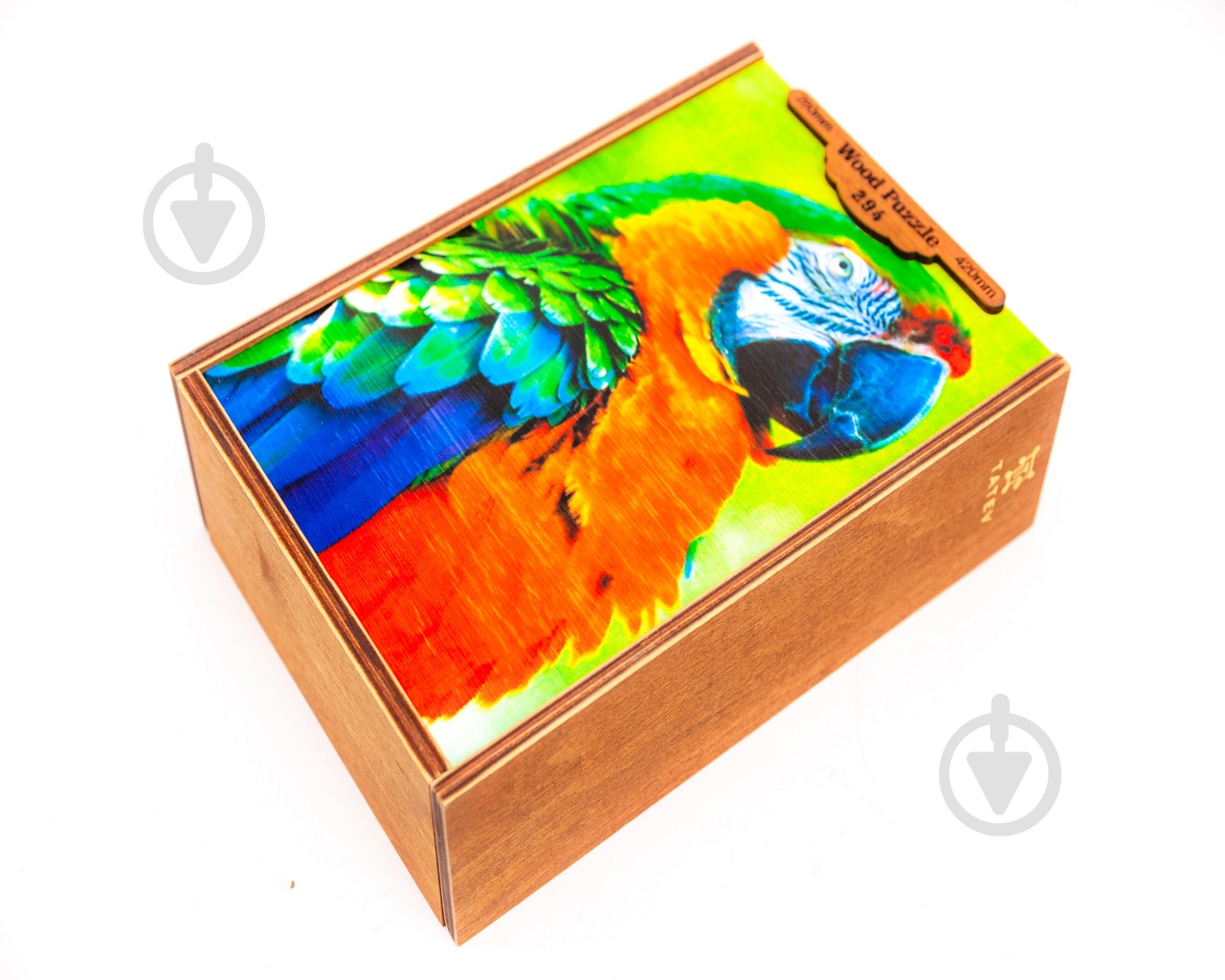 Пазлы деревянные Tatev Попугай - фото 3