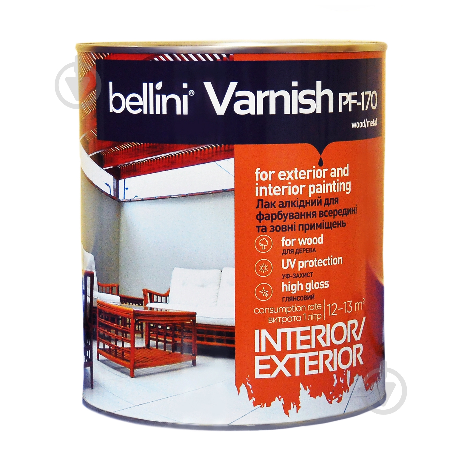 Лак ПФ-170 Bellini глянец 2,5 л - фото 1