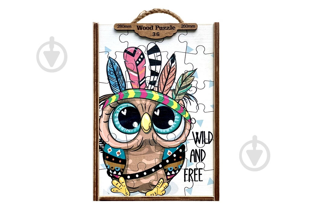 Пазлы деревянные Tatev Сова индеец - фото 1