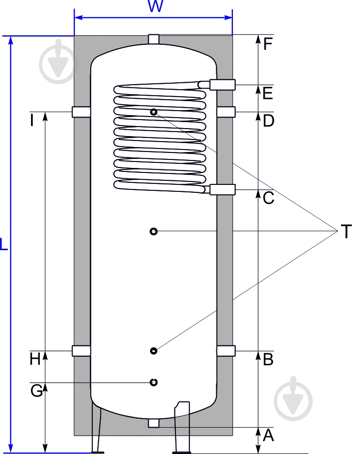 Теплоаккумулятор Werden Сlassik УВ 1000 - фото 2