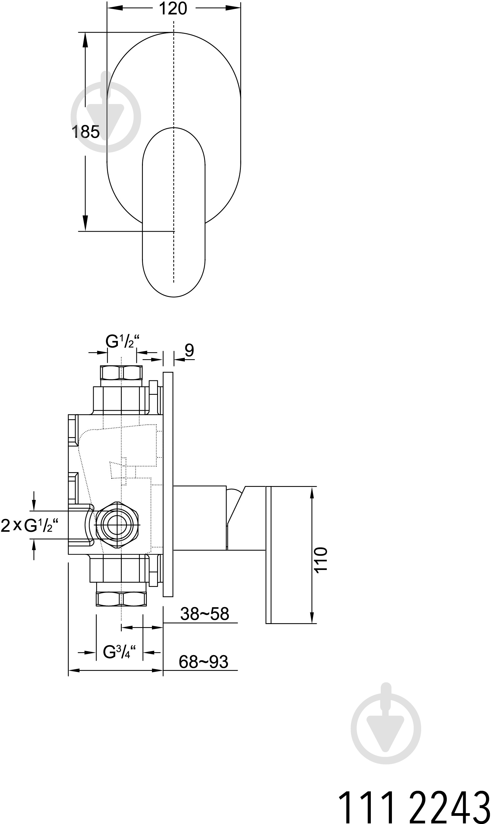 Смеситель для ванны Steinberg 111 2243 - фото 2 Смеситель для ванны Steinberg 111 2243 - фото 2