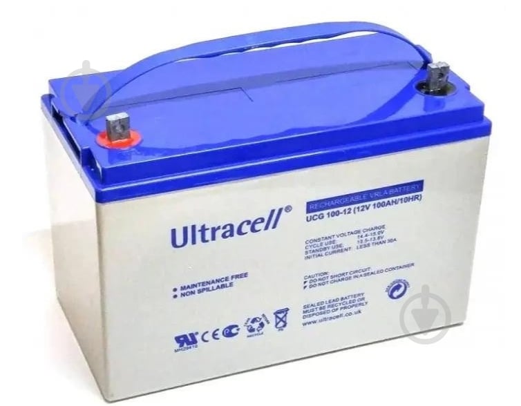Батарея аккумуляторная Ultracell GEL UCG100-12 12В 100Ач - фото 1