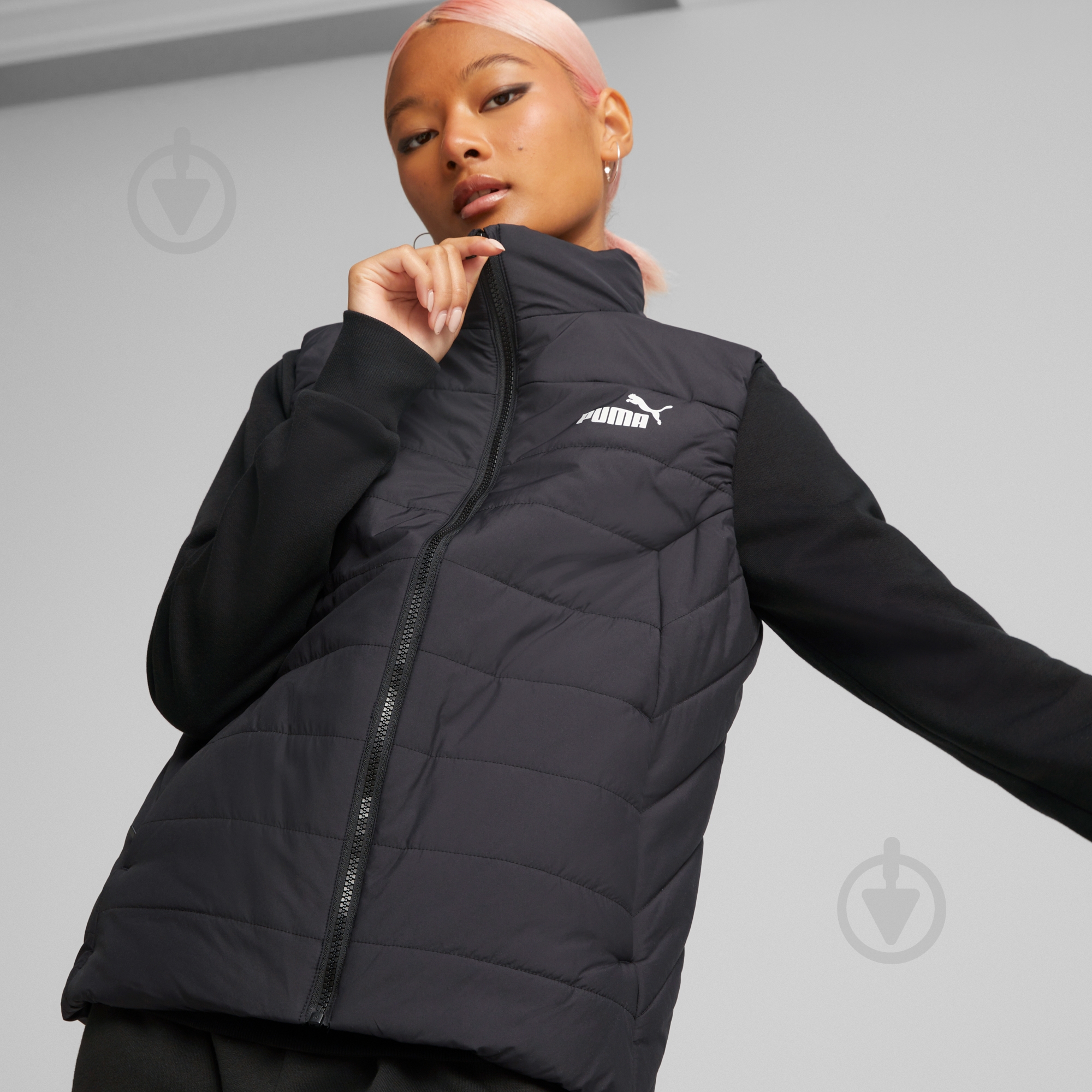 Жилет Puma ESS PADDED VEST 84894101 р.L черный - фото 3 Жилет Puma ESS PADDED VEST 84894101 р.L черный - фото 3