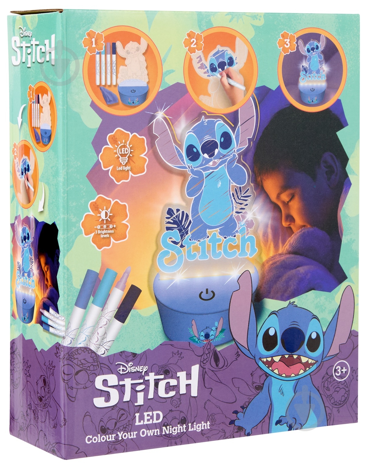 ᐉ Набор для творчества Disney LED ночник STITCH ST60198 • Купить