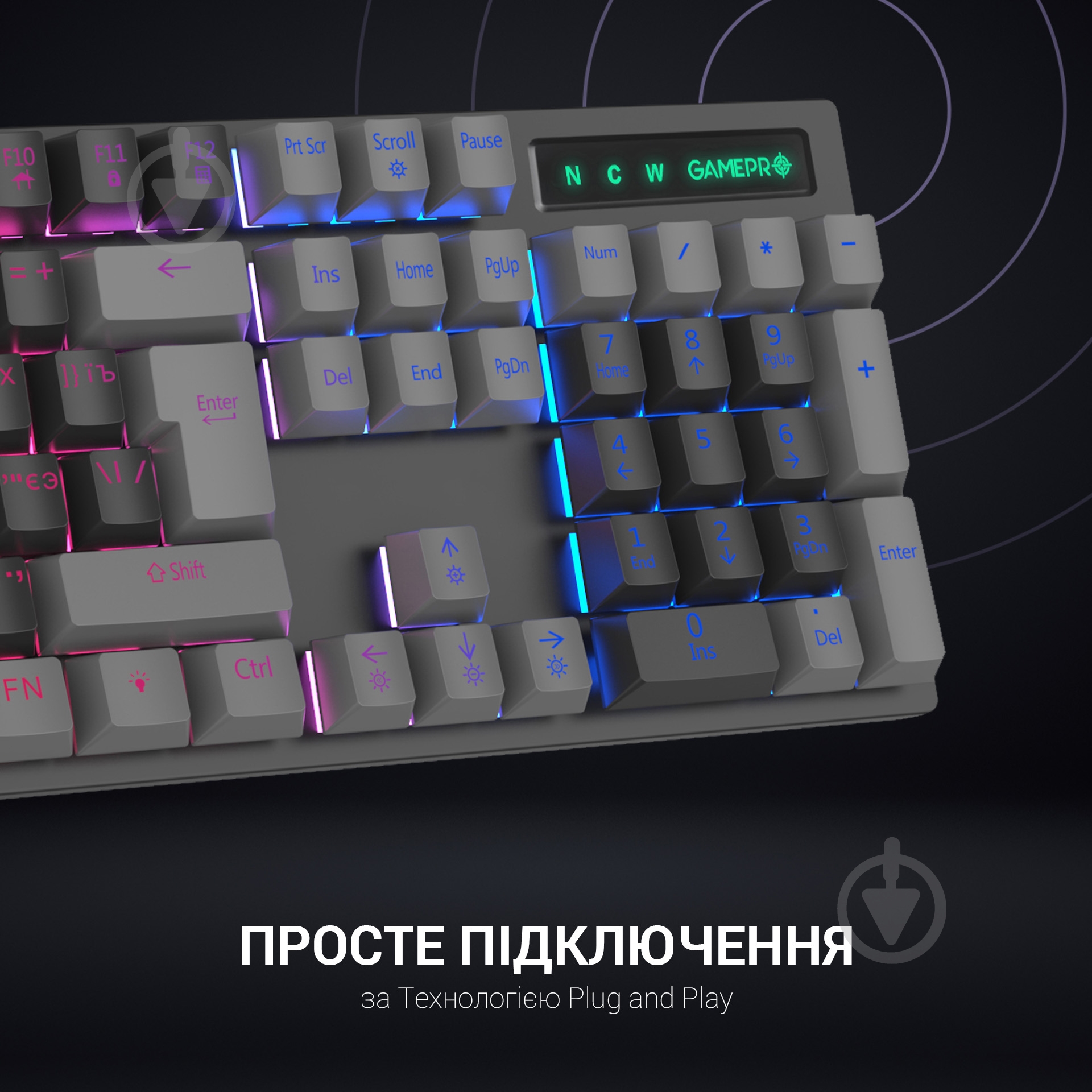 Клавиатура игровая GamePro (MK105R) black - фото 8 Клавиатура игровая GamePro (MK105R) black - фото 8