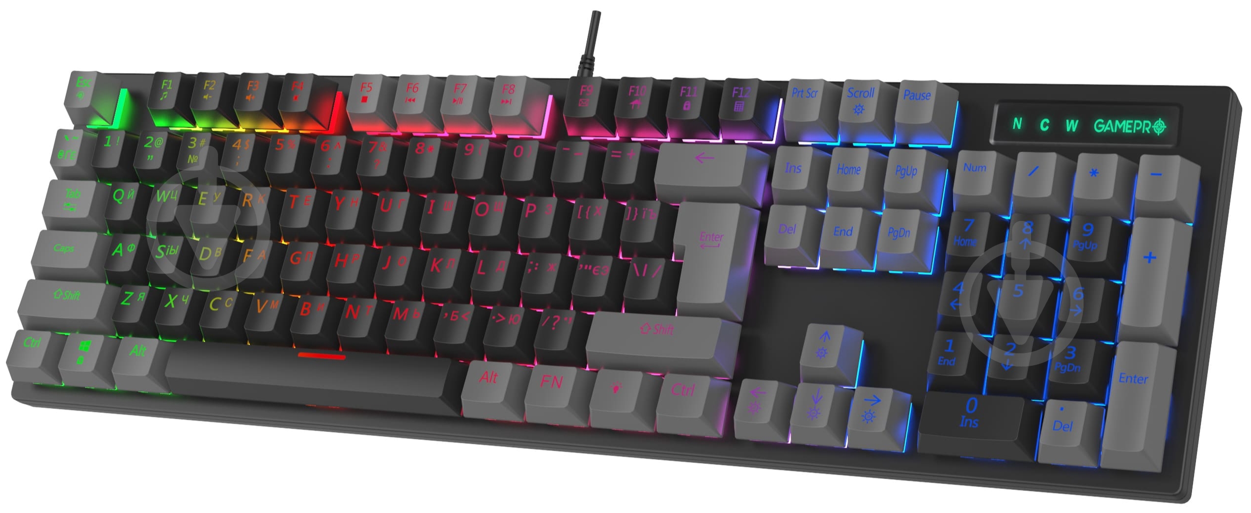 Клавиатура игровая GamePro (MK105R) black - фото 2 Клавиатура игровая GamePro (MK105R) black - фото 2