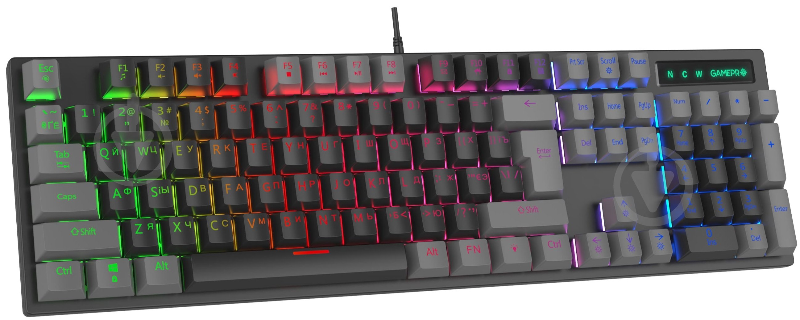Клавиатура игровая GamePro (MK105R) black - фото 3 Клавиатура игровая GamePro (MK105R) black - фото 3