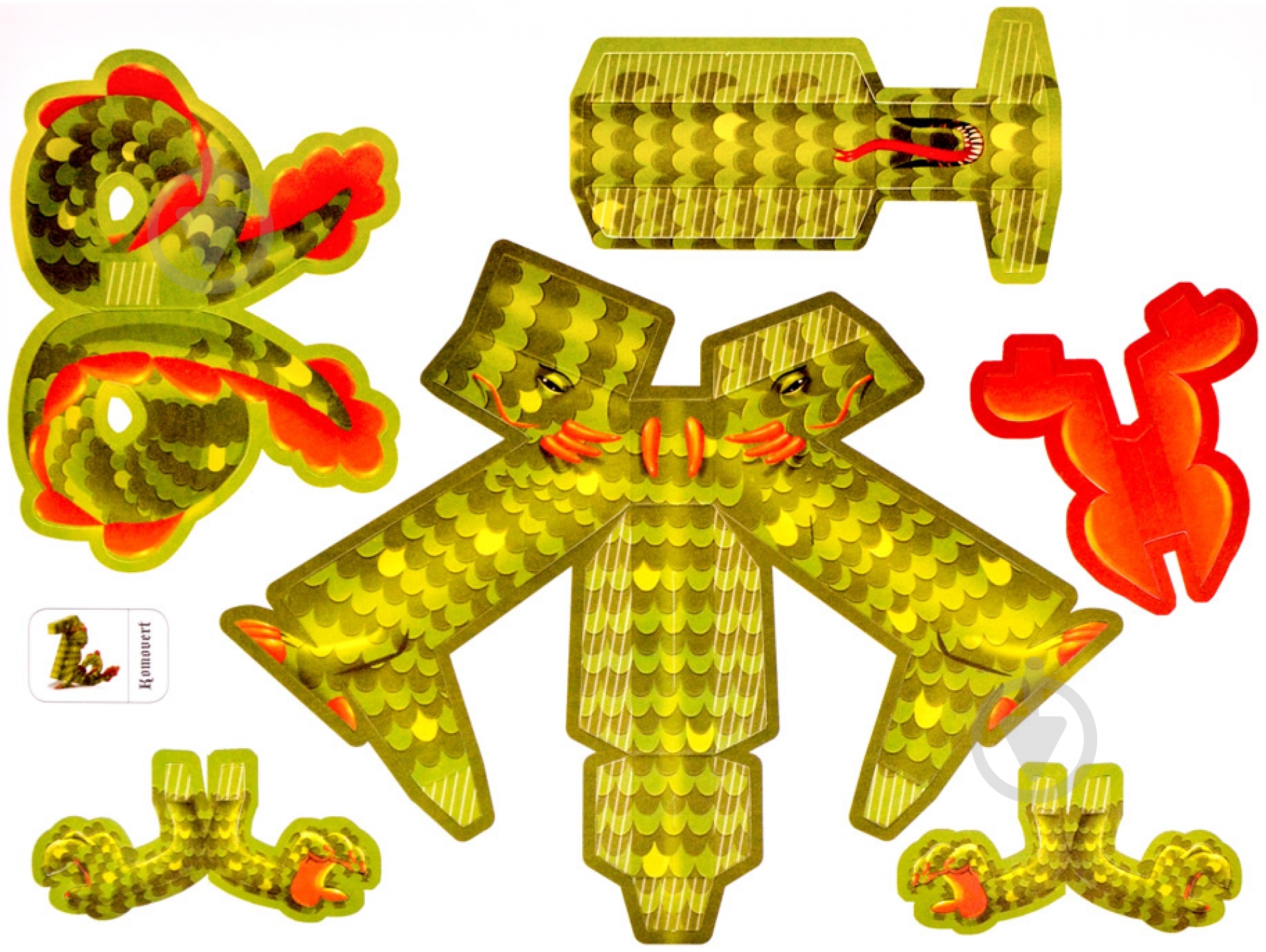 Оригами Djeco Драконы DJ09673 - фото 3