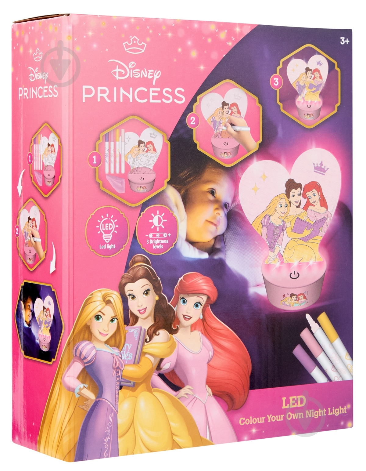 Набір для творчості Disney LED нічник Princess DP60198 - фото 2 Набір для творчості Disney LED нічник Princess DP60198 - фото 2