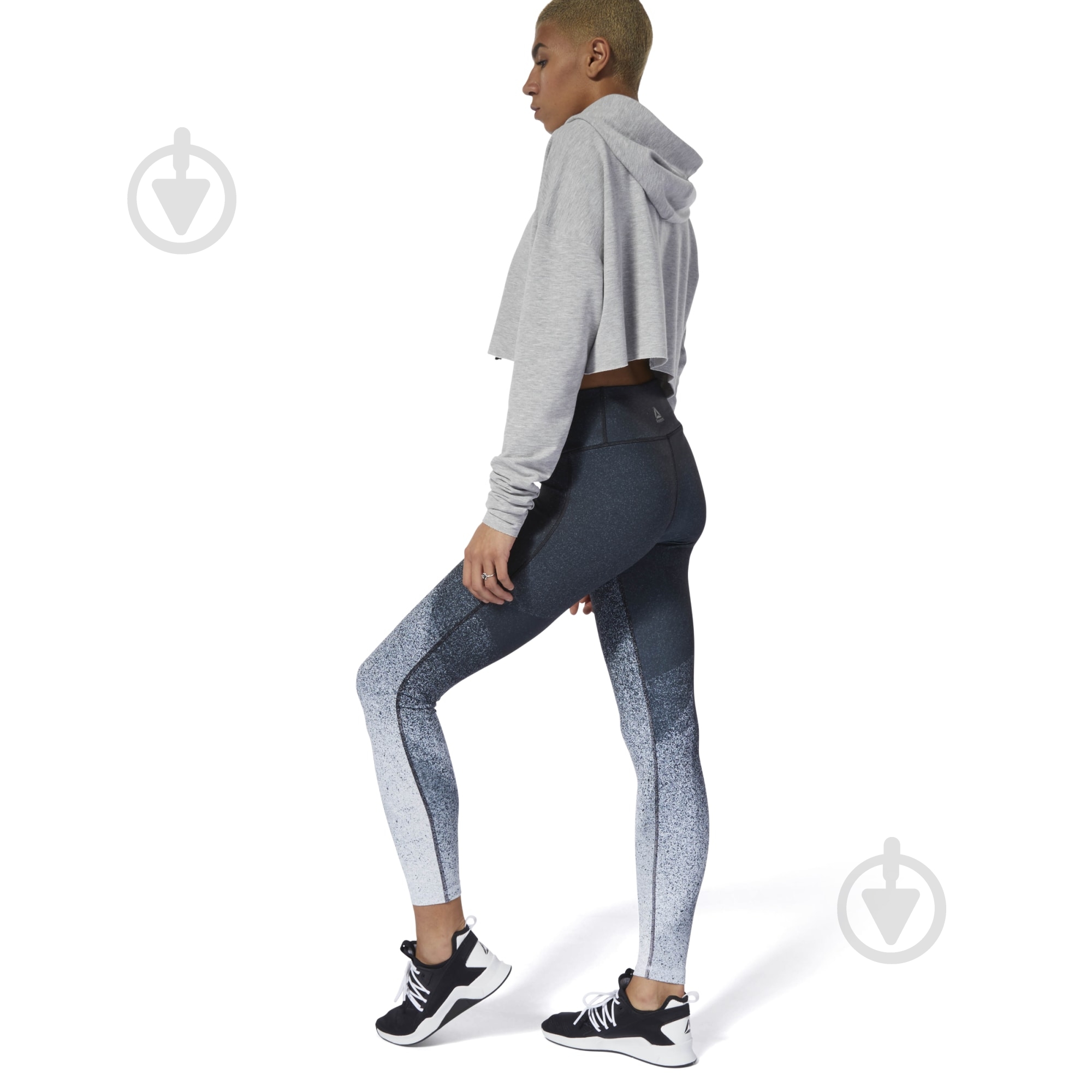 Лосины Reebok C Lux Bold Tight DP5825 р.L черный - фото 2