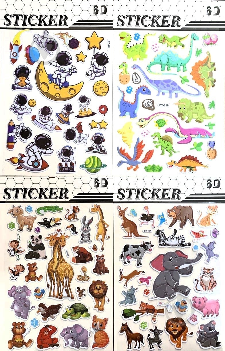 Набір наліпок Malevaro DY - фото 1